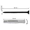 Walteco Rusticline Schrauben-Set (Schraubenset incl. Dübel) | BAUHAUS