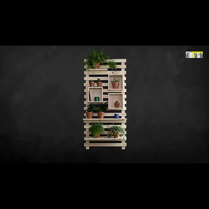 Astigarraga Adapter BTADAP.99 - L x B x H: 20 x 9,5 x 5 cm, Kiefernholz - TETRIS PROGRAMME MURAL