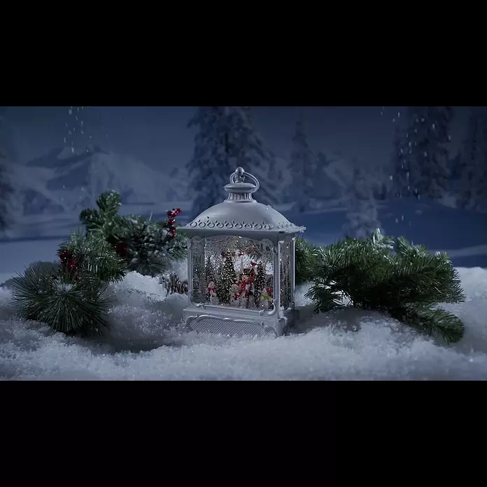 Konstsmide LED-Weihnachtsdekoleuchte - 8,6 x 18 x 30 cm, Weiß, Batteriebetrieben, LED - Konstsmide LED-Dekoleuchte (0,1 W, Weiß, L x B x H: 8,6 x 18 x 30 cm) | BAUHAUS
