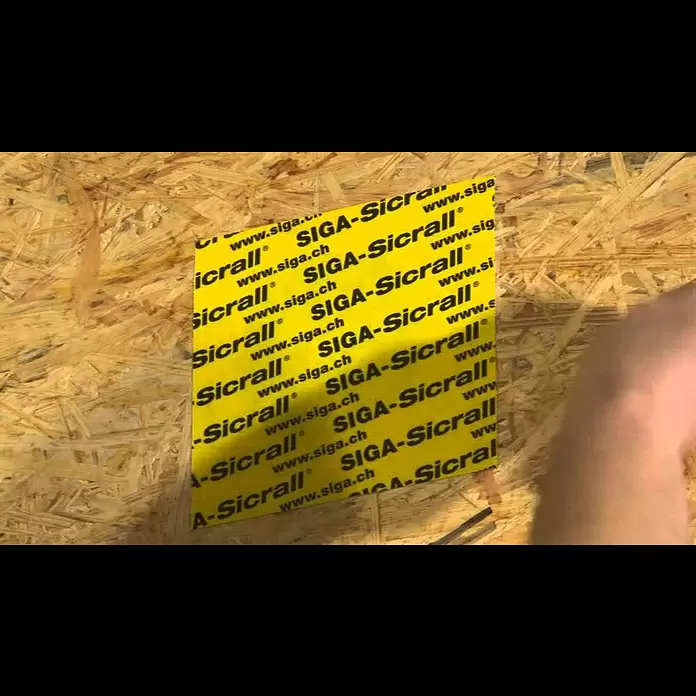 Siga Klebeband Sicrall 60 - 40 m x 60 mm, Spezialpapier verstärkt - Produktvideo SIGA Sicrall 170