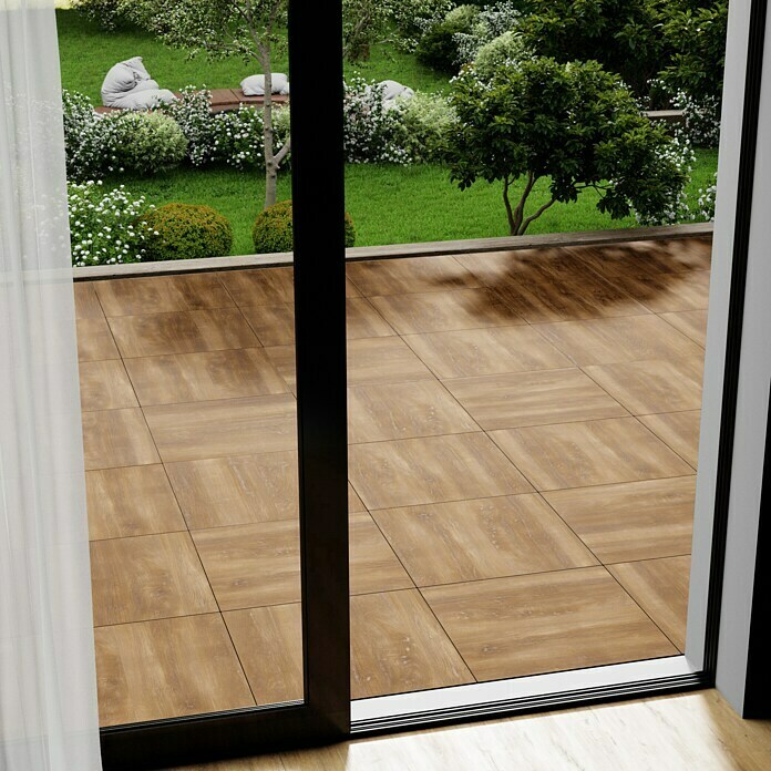 Marazzi Terrassenfliese E20T Harmonie60 x 60 x 2 cm, Fichte, Matt Mood Shot