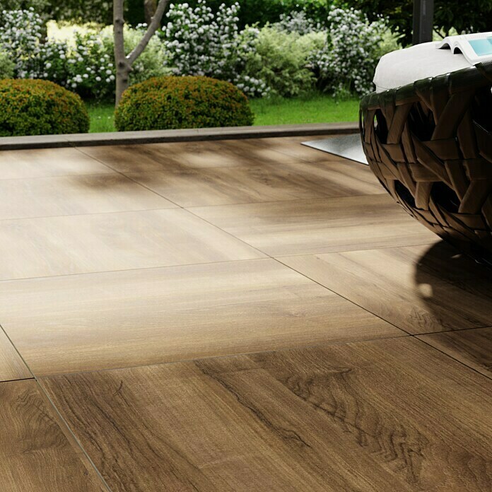 Marazzi Terrassenfliese E20T Harmonie60 x 60 x 2 cm, Fichte, Matt Mood Shot