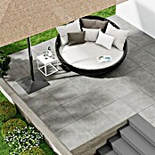 Marazzi Terrassenfliese Esterno 20T Plaster Grey (60 x 60 x 2 cm, Grau, Matt) | BAUHAUS