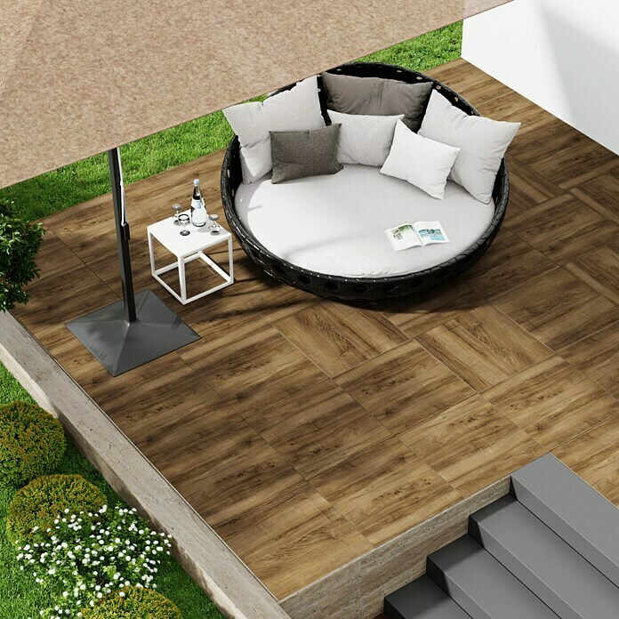 Marazzi Terrassenfliese E20T Harmonie60 x 60 x 2 cm, Fichte, Matt Mood Shot