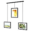 Umbra Bilderrahmen-Set Exhibit (1 x 13x18 cm, 2 x 10x15 cm, Schwarz, Metall) | BAUHAUS