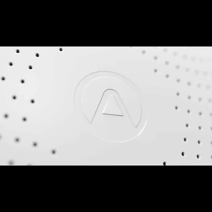 Airthings Luftqualitätsmonitor Wave Plus mit CO2- und Radonmeldung - Durchmesser: 119 mm, Batterielaufzeit: 1,5 Jahre - Airthings Wave Plus and Hub
