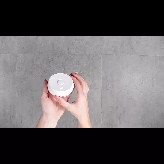 UniTEC Rauchwarnmelder - Durchmesser: 9 cm, Batterielaufzeit: 1 Jahre, 85 dB - UniTEC Rauchwarnmelder