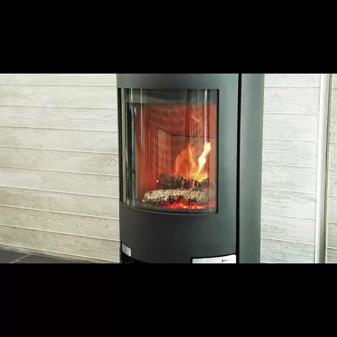 Aduro Kaminofen 1-4 - 6 kW, Raumheizvermögen: 334 m³, Material Verkleidung: Stahl, Schwarz - Aduro 1.1 Kaminofen