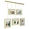 Umbra Bilderrahmen-Set Exhibit (2 x 10x15 cm, 3 x 13x18 cm, Messing, Metall) | BAUHAUS