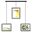 Umbra Bilderrahmen-Set Exhibit (1 x 13x18 cm, 2 x 10x15 cm, Schwarz, Metall) | BAUHAUS