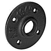 Walteco Rusticline Flensplaat (Diameter: 85 mm, Staal, Zwart) | BAUHAUS
