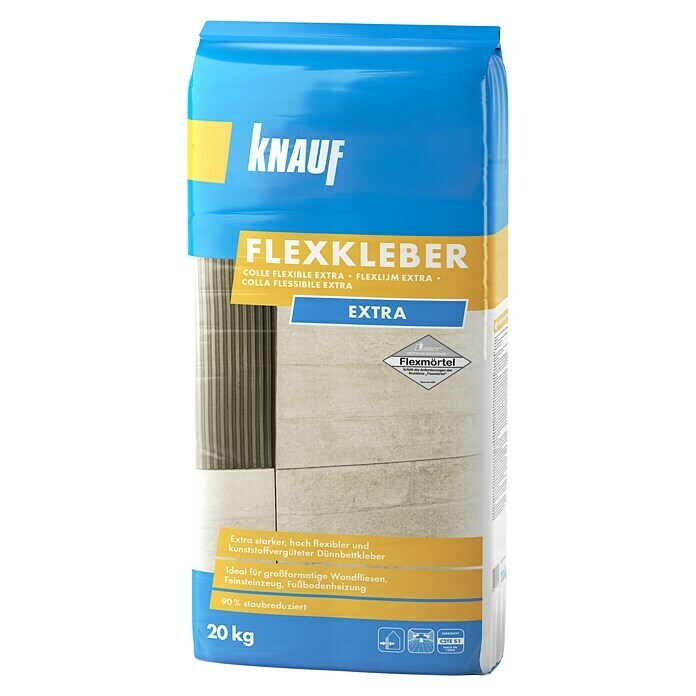 Knauf Flexkleber Extra20 kg Front View