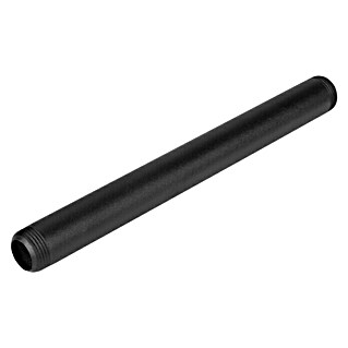 Walteco Rusticline Rohr Tube (Länge: 250 mm, Stahl, Schwarz)