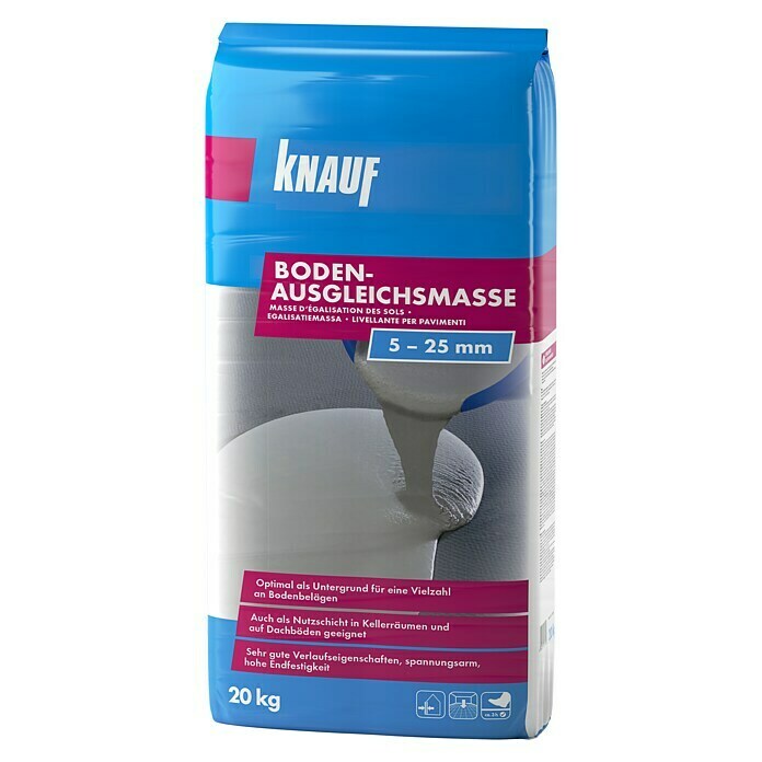 Knauf Bodenausgleichsmasse20 kg, Schichtdicke: 5 - 25 mm Front View