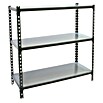 Simonrack Simonclick Metallregal Simonclick Plus (H x B x T: 90 x 100 x 50 cm, Traglast pro Boden: 180 kg, Anzahl Böden: 3 Stk., Stecken, Anthrazitgrau) | BAUHAUS