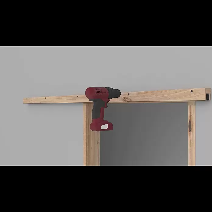 Carril de guía incrustado para puerta corredera - Largo: 2.000 mm, Capacidad de carga: 80 kg - Instrucciones de montaje