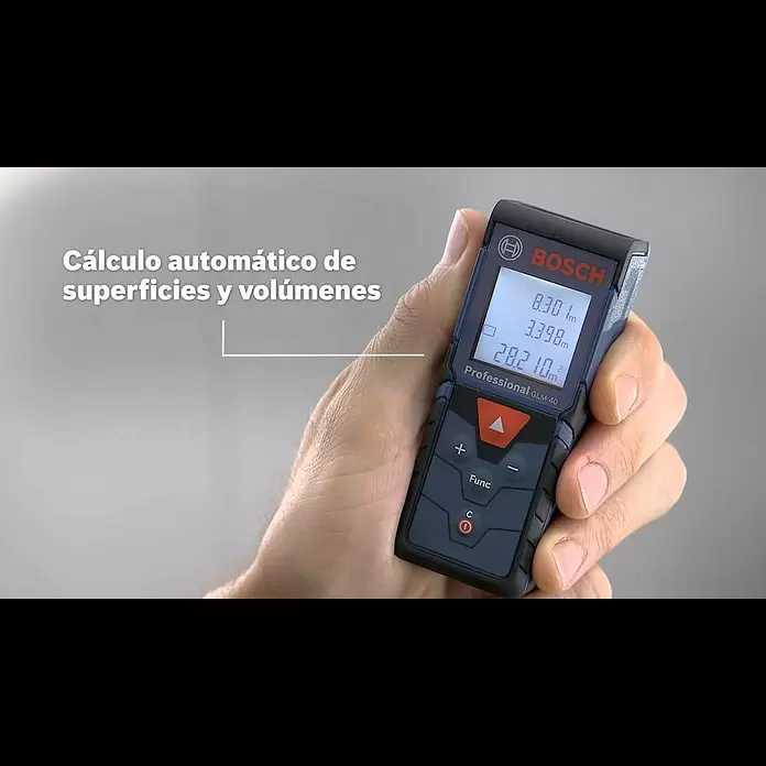 Bosch Professional Medidor de distancia láser GLM 40 - Gama de medición: 0,15 m - 40 m - Medidor láser de distancias GLM 40 Professional