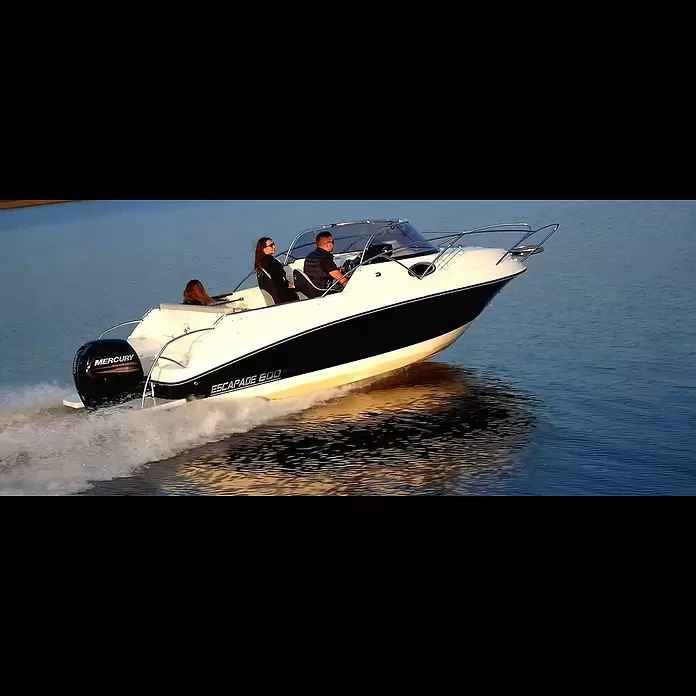 PEGAZUS GFK-Boot Escapade 600 Base SunTop - Max. 6 Personen, Nutzlast: 660 kg, CE-Klasse C - ESCAPADE 600 OPEN
