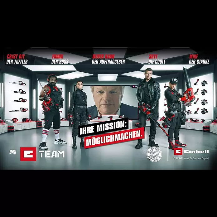 Einhell Professional Power X-Change 18V Akku-Schlagbohrschrauber TP-CD 18/50 Li-i BL - 18 V, 2 Akkus, 2 Ah - 4 Ah, 50 Nm - Das Akkusystem des E-Teams | Einhell | TV Spot