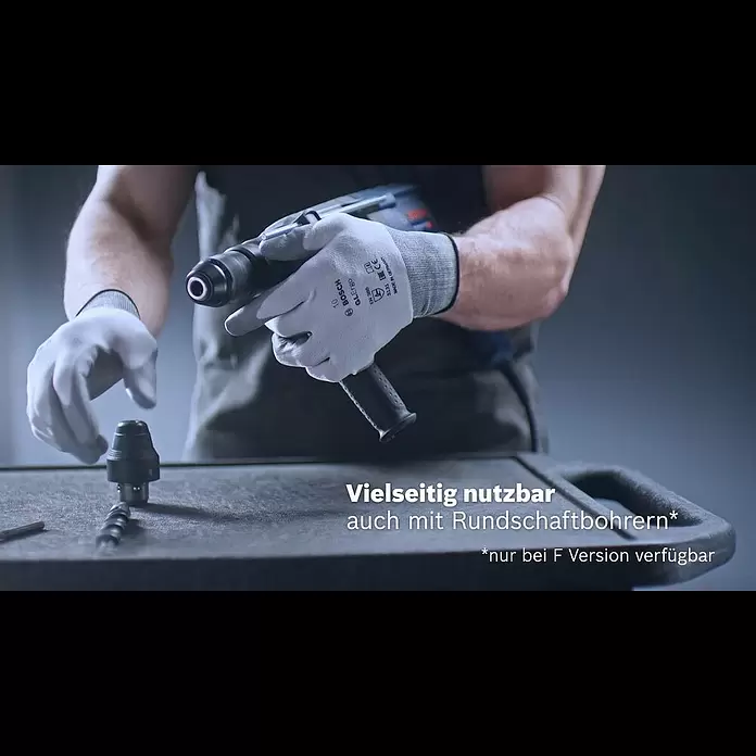 Bosch Professional Kombihammer GBH 2-28 F - 880 W, 3,2 J, SDS-Plus-Aufnahme, Inkl. 3 x Bohrer & Meißel - Bosch Bohrhammer GBH 2-28 & GBH 2-28 F Professional