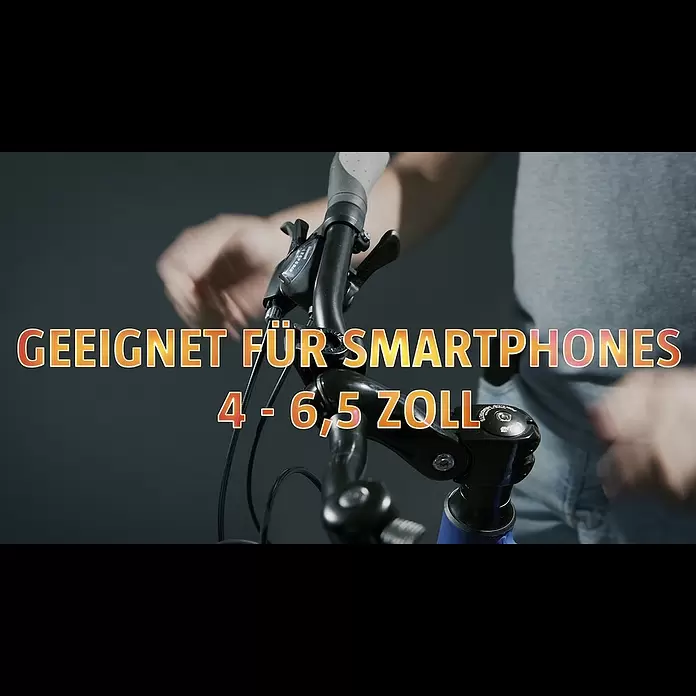 Smartphone-Fahrradhalterung mit Sportarmband - Schwarz - Smartphonehalterung