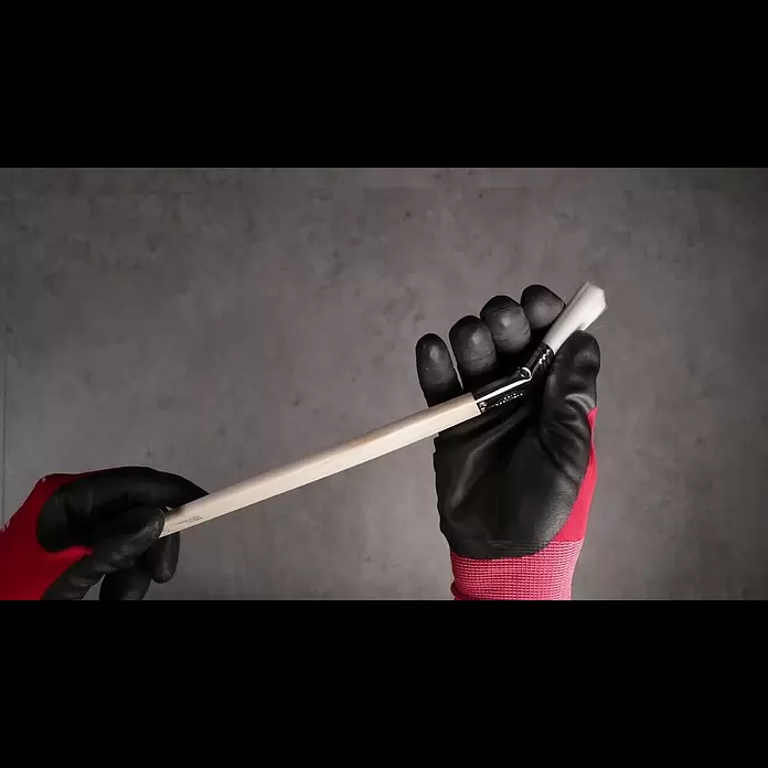 swingcolor Premium Plattpinsel - Breite Borsten: 25 mm, Gebogen, Naturholz - LACK PLATTPI PREMIUM 25 mm FSC SWINGCOLOR