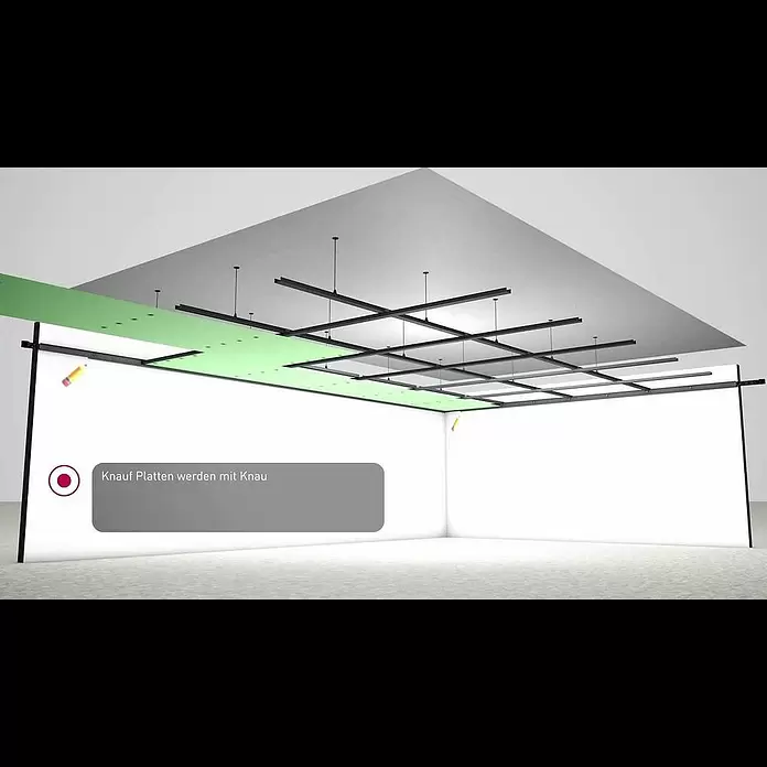 Knauf CD-Multiverbinder100 Stk. - Knauf abgehängte Decke | So geht Trockenbau