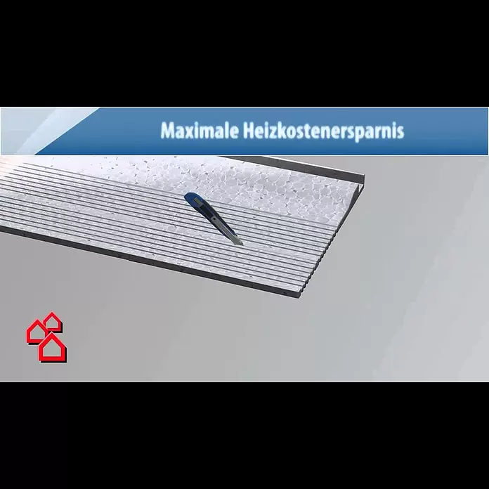Solid Elements Rollladenkasten-Dämmmatte RKD 25 - 1.000 x 500 x 25 mm - Rollladendämmung für ein Zuhause zum Wohlfühlen | BAUHAUS