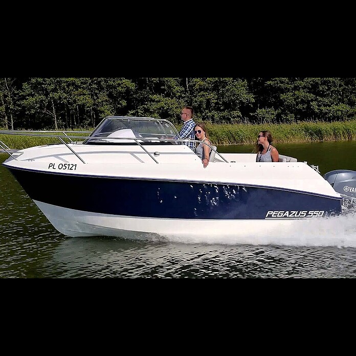 PEGAZUS GFK-Boot 550 ComfortMotorleistung: Ohne Motor, Umfangreiche Zusatzausstattung, Geeignet für: Max. 6 Personen, Nutzlast: 670 kg, CE-Klasse C Product