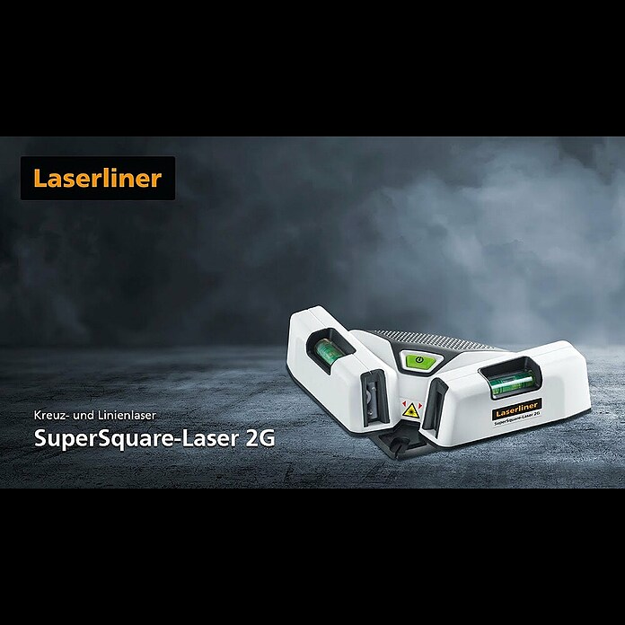 Laserliner Linienlaser SuperSquare 2G (Max. Arbeitsbereich: 40 m, Messgenauigkeit: 0,5 mm/m) | BAUHAUS