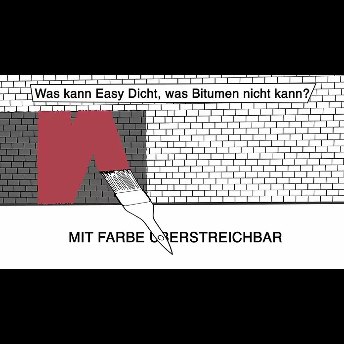 Ultrament Reaktivabdichtung Easy Dicht - 310 g, 1-komponentig - Was kann Easy Dicht 1 K, was Bitumen nicht kann? | Ultrament Easy Dicht 1 K