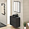 Artysan Mueble de lavabo Cíes (L x An x Al: 38,6 x 80 x 64 cm, Negro) | BAUHAUS
