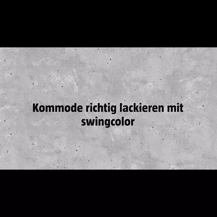swingcolor Buntlack AcrylApfelgrün, Seidenmatt, 750 ml, Wasserbasiert - Kommode richtig lackieren mit Swingcolor | BAUHAUS