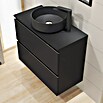 Artysan Mueble de lavabo Cíes (L x An x Al: 38,6 x 80 x 64 cm, Negro) | BAUHAUS