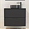 Artysan Mueble de lavabo Cíes (L x An x Al: 38,6 x 80 x 64 cm, Negro) | BAUHAUS