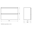 Artysan Mueble de lavabo Cíes (L x An x Al: 38,6 x 90 x 64 cm, Antracita) | BAUHAUS