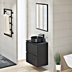 Artysan Mueble de lavabo Cíes (L x An x Al: 38,6 x 60 x 64 cm, Negro) | BAUHAUS