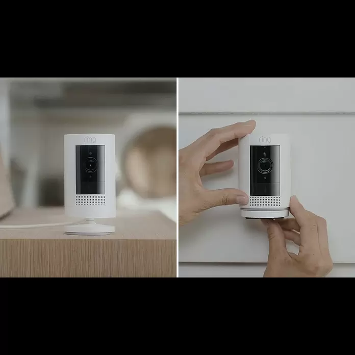 Ring Überwachungskamera außen Stick Up Cam Battery - Akkubetrieben, 1.080 Pixel (Full HD), Schwarz - Das ist die Stick Up Cam von Ring