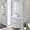 Artysan Mueble de lavabo Cíes (L x An x Al: 38,6 x 70 x 64 cm, Silver) | BAUHAUS