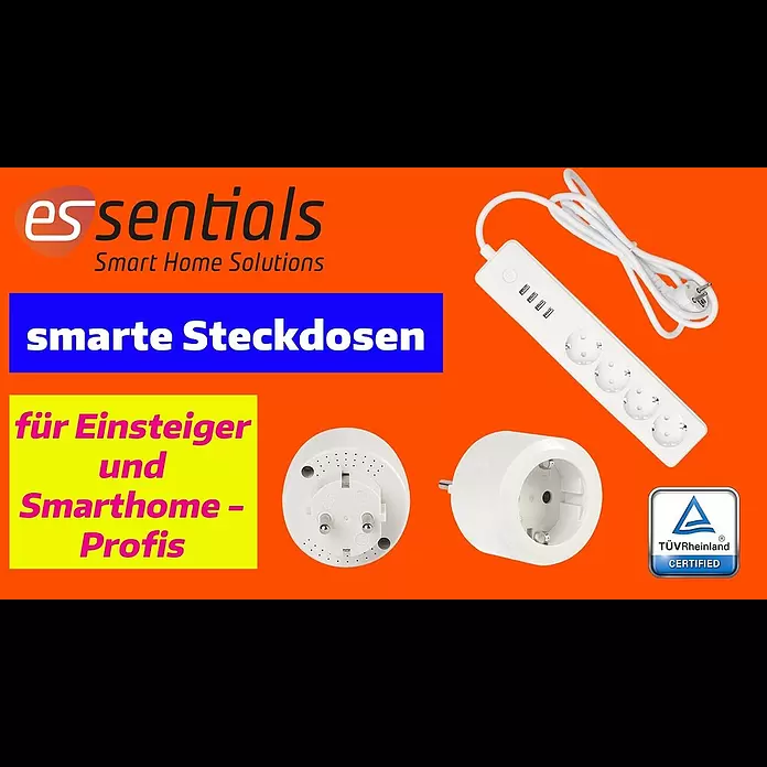 Essentials WiFi-Schaltsteckdose - Weiß, 10 A, Max. Anschlussleistung: 2.300 W - Smarte Steckdosen für Einsteiger und Fortgeschrittene. Vorstellung, Einrichtung und Test