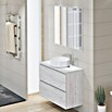 Artysan Mueble de lavabo Cíes (L x An x Al: 38,6 x 90 x 64 cm, Silver) | BAUHAUS