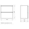 Artysan Mueble de lavabo Cíes (L x An x Al: 38,6 x 60 x 64 cm, Antracita) | BAUHAUS
