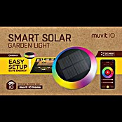 Muvit iO Lámpara decorativa solar inteligente Bluetooth RGB+CCT (5 W, Negro, IP65) | BAUHAUS