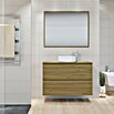 Artysan Mueble de lavabo Cíes (L x An x Al: 38,6 x 100 x 64 cm, Roble Guadarrama) | BAUHAUS