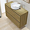 Artysan Mueble de lavabo Cíes (L x An x Al: 38,6 x 100 x 64 cm, Roble Guadarrama) | BAUHAUS