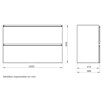 Artysan Mueble de lavabo Cíes (L x An x Al: 38,6 x 100 x 64 cm, Roble Guadarrama) | BAUHAUS
