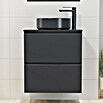 Artysan Mueble de lavabo Cíes (L x An x Al: 38,6 x 60 x 64 cm, Negro) | BAUHAUS