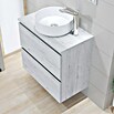Artysan Mueble de lavabo Cíes (L x An x Al: 38,6 x 70 x 64 cm, Silver) | BAUHAUS