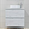 Artysan Mueble de lavabo Cíes (L x An x Al: 38,6 x 70 x 64 cm, Silver) | BAUHAUS