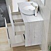 Artysan Mueble de lavabo Cíes (L x An x Al: 38,6 x 70 x 64 cm, Silver) | BAUHAUS